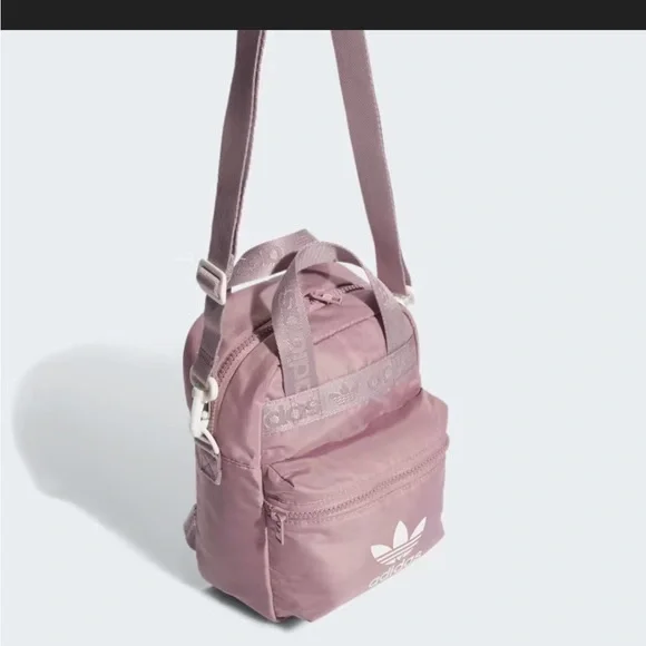 adidas micro backpack in light purple/white - Picture 9 of 10